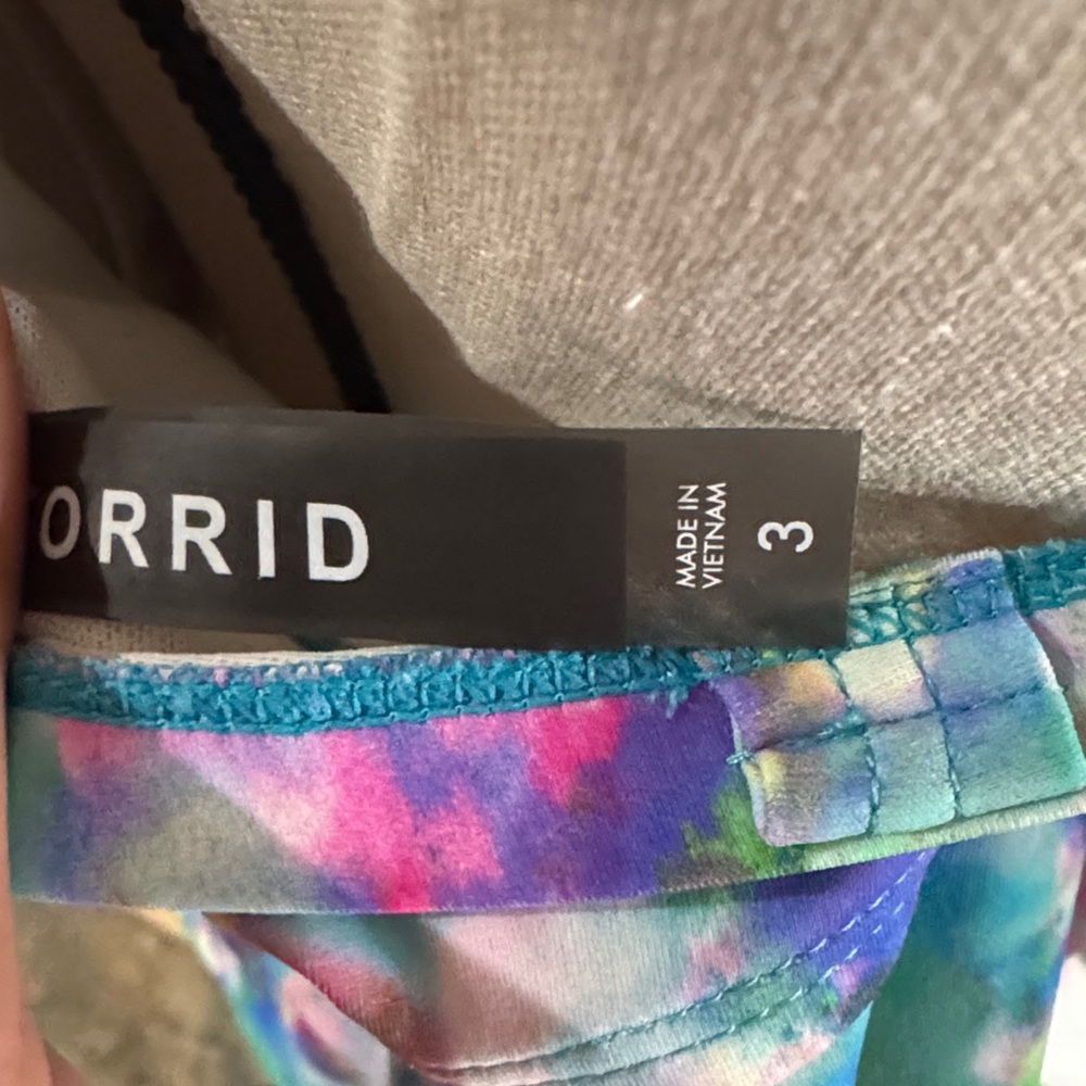 Torrid Multicolor Abstract swim Set - Picture 10 of 11